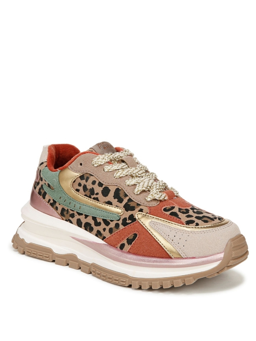 Women's Blowfish Malibu Leo Sneaker -  Leopard Print / Rose Gold Metallic - Picture 5 of 8